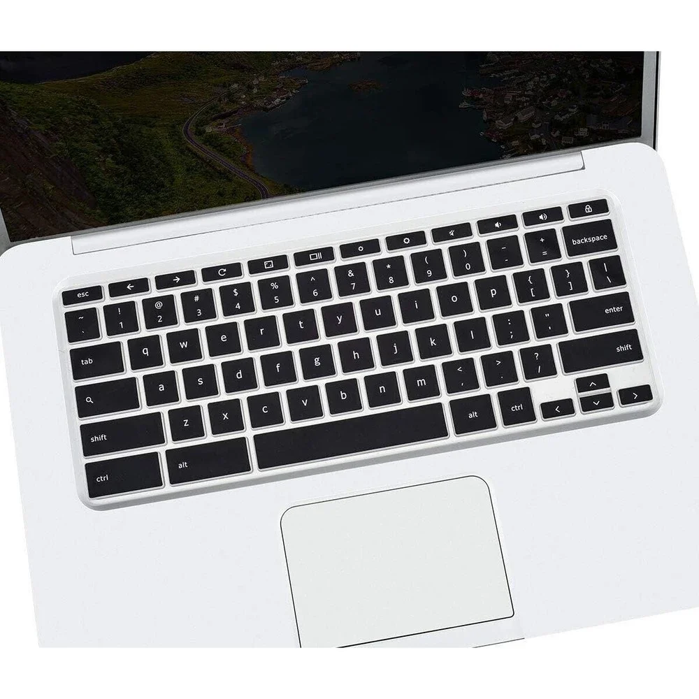 HP Chromebook 14 and 11 Keyboard Skin(Black) Casedao Brand
